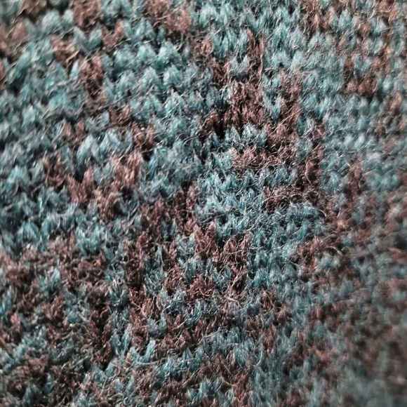 Vintage LL BEAN Nordic Fair Isle Button Cardigan Merino Wool Size Large - Picture 3 of 7